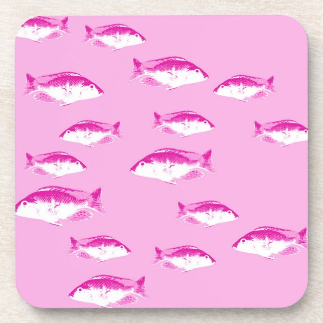 Posavasos Pescado rosa (Frente)