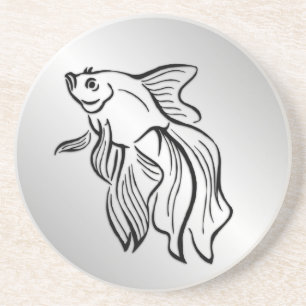 Posavasos Pescado Siamés de lucha