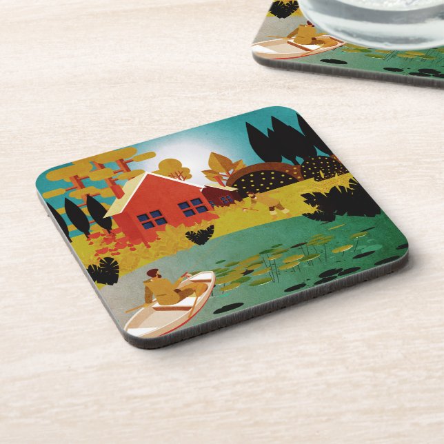 Posavasos Pescadores (Lado Izquierdo)