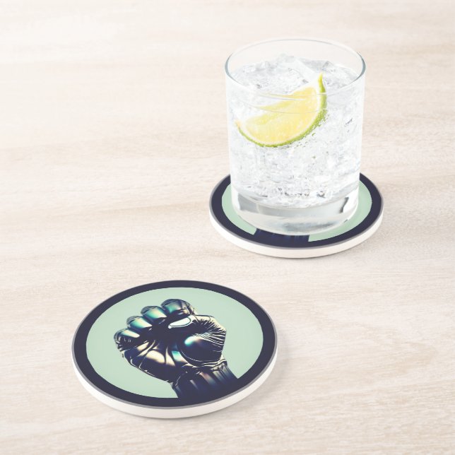 Posavasos PESO PRUEBA 2a Círculo de piedra (Lado)