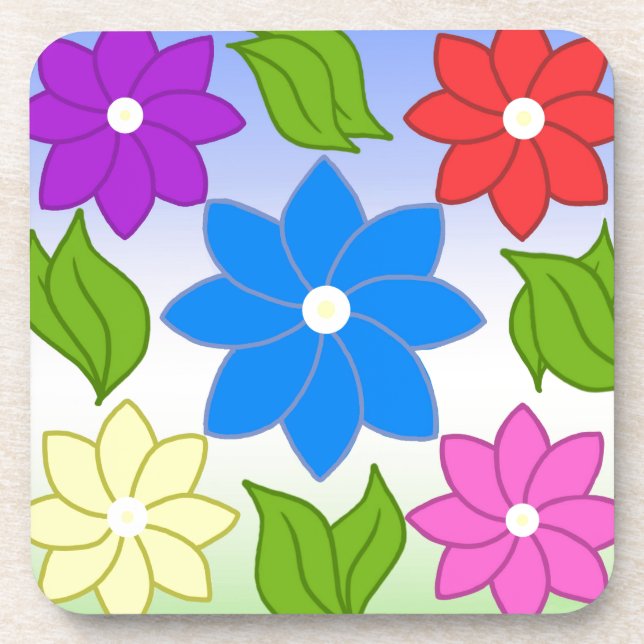 Posavasos Pétalos de verano (Frente)