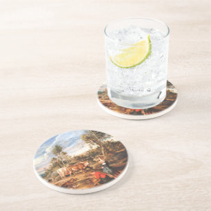 Posavasos Peter Paul Rubens Milkmaids con ganado en tierra