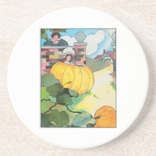 Posavasos Peter, Peter, que come calabazas, (Frente)