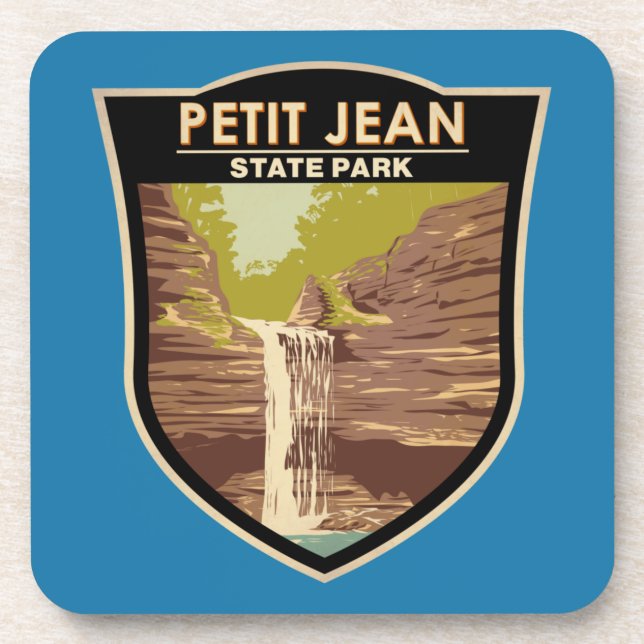 Posavasos Petit Jean State Park Arkansas Vintage (Frente)