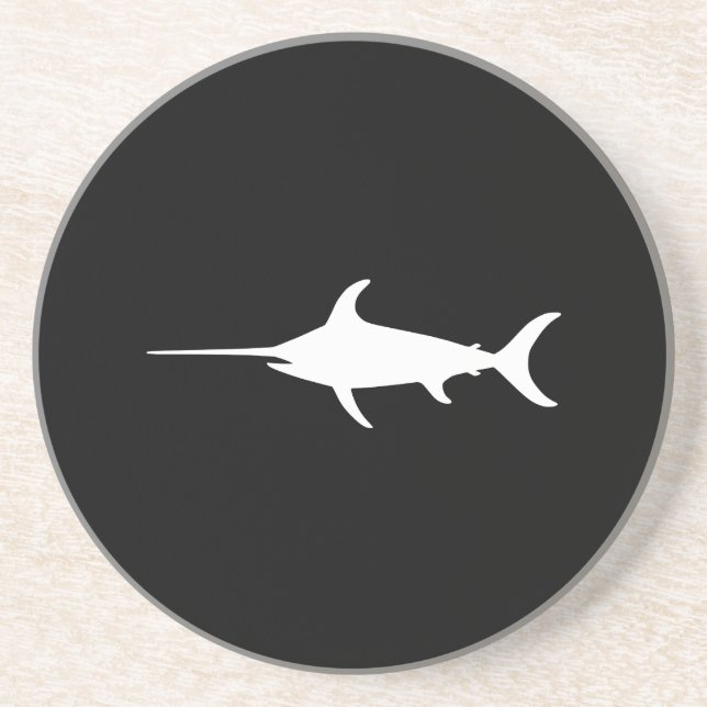 Posavasos Pez espada blanco (Frente)