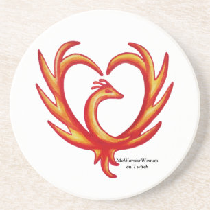 Posavasos Phoenix Heart, MeWarriorWoman en Twitch
