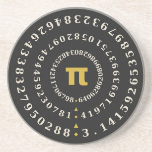 Posavasos Pi 100 Dígitos Espiral Profesor de Matemáticas Día