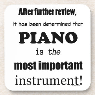 Posavasos Piano Instrumento más importante