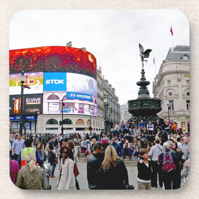 Posavasos Piccadilly Circus - Foto profesional (Frente)