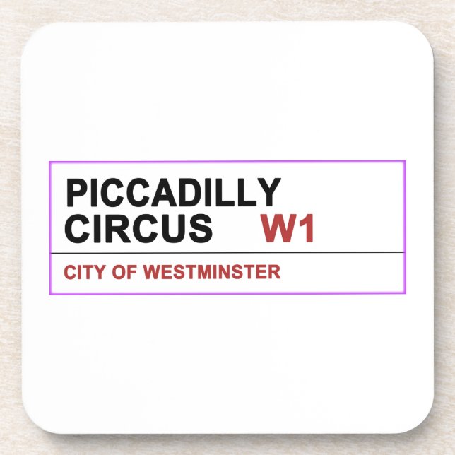 Posavasos Piccadilly Circus London (Frente)