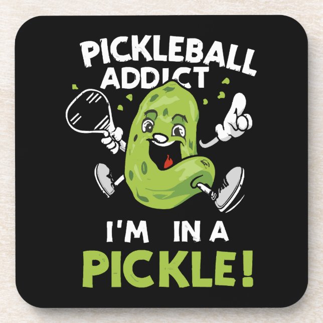 Posavasos Pickleball Divertido (Frente)