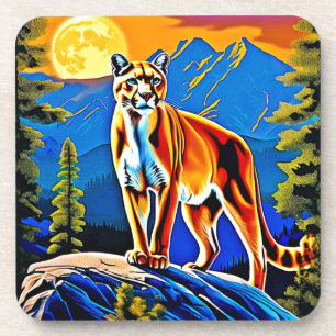 Posavasos Pico de los leones de montaña