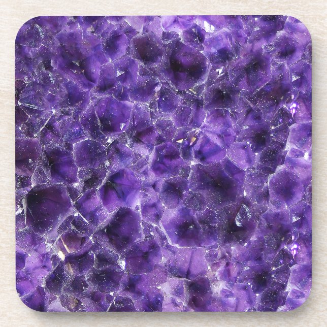 Posavasos Picos de Amethyst en Caída (Frente)