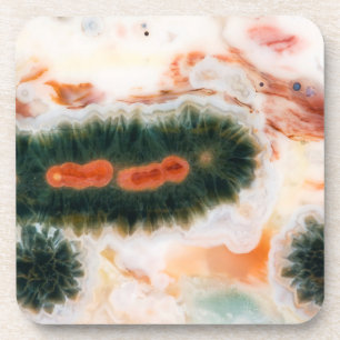 Posavasos Piedra de jaspe oceánico encontrada en Madagascar