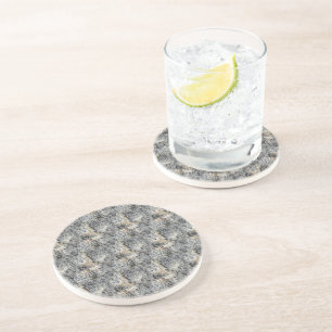 Posavasos Piedra porosa Patrón inclinado