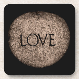 Posavasos Piedra tallada en "Amor"