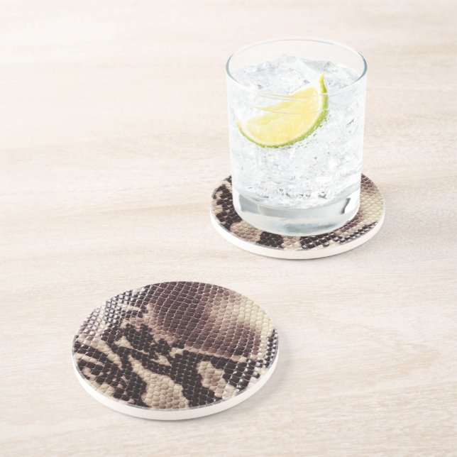 Posavasos Piel de serpiente de espuma de arena (Lado)