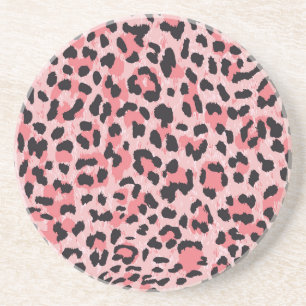 Posavasos Piel leopardo: textura vintage sin costuras