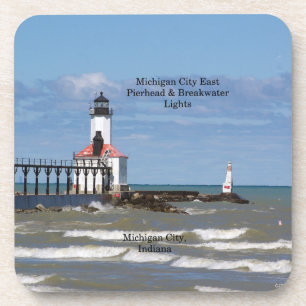 Posavasos Pier y luz Bkw de Michigan City