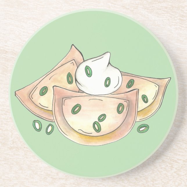 Posavasos Pierogías Polaco Dumplings Pierogi Food (Frente)