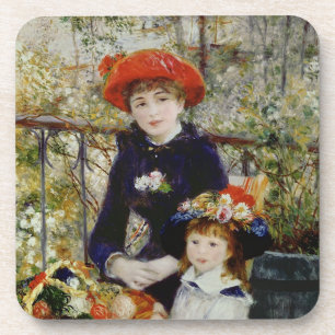 Posavasos Pierre A Renoir Dos hermanas o en la terraza