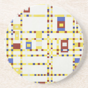 Posavasos Piet Mondrian Broadway Boogie Woogie Arte Abstract