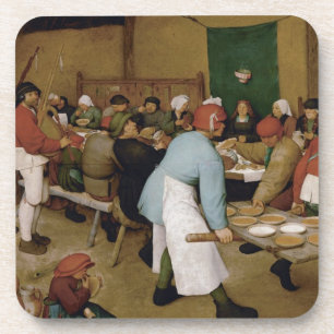 Posavasos Pieter Bruegel, el anciano - Boda campesino