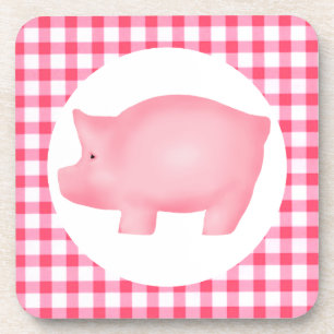 Posavasos Pig Cork Coaster