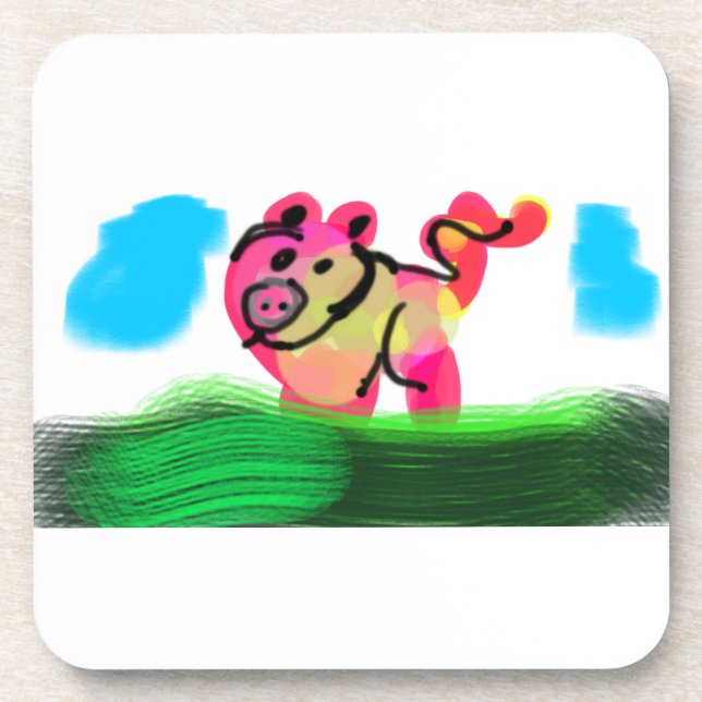 Posavasos Pig spring  (Frente)