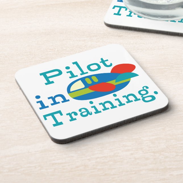 Posavasos Piloto personalizado en formación (Lado Izquierdo)