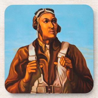 Posavasos Pilotos de Combate Aviadores Afroamericanos de la