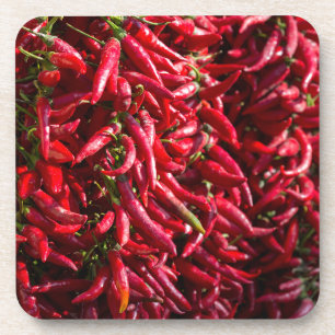 Posavasos Pimiento rojo picante en la ciudad de Kalocsa