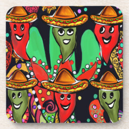 Posavasos Pimientos del Cinco de Mayo