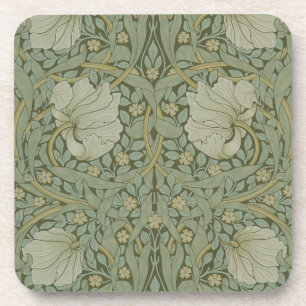 Posavasos Pimpernel de William Morris Textil Floral Antiguo