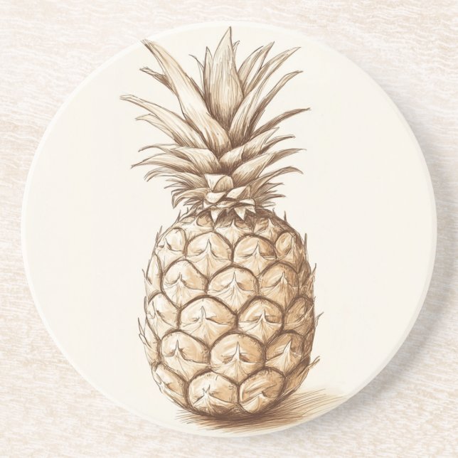 Posavasos Piña  (Frente)