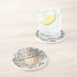 Posavasos Piña de oro de crema tropical