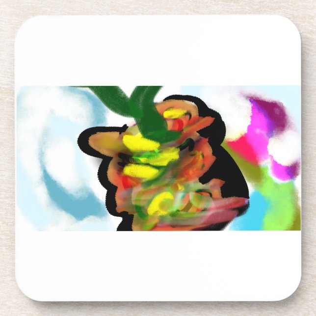 Posavasos Piña y oleaje (Frente)