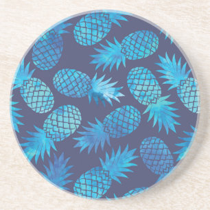 Posavasos Piñas azules del teñido anudado