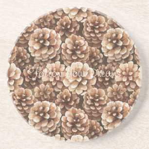 Posavasos Piñas Marrones