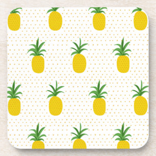 Posavasos Piñas tropicales de oro