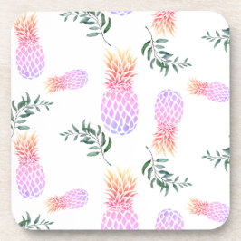 POSAVASOS PINEAPPLE ROSA Y NARANJA