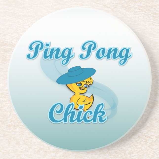 Posavasos Ping Pong Chick #3 (Frente)