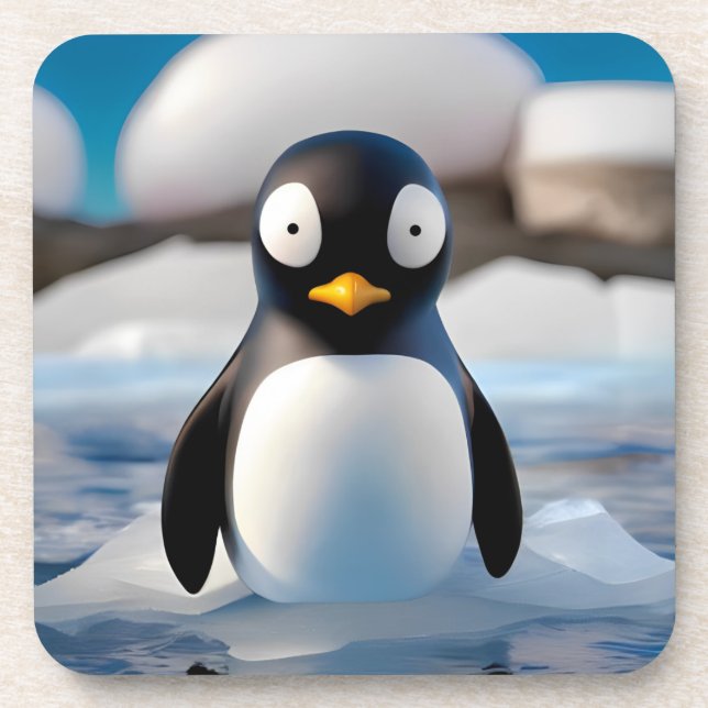 Posavasos Pingüino (Frente)