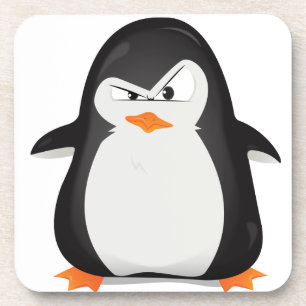 Posavasos Pingüino enojado