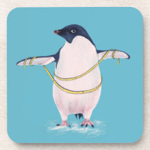 Pingüino Grasa Sobre El Ave Gracioso De La Dieta