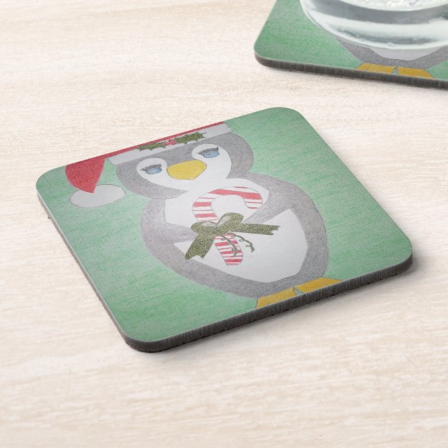 Posavasos Pingüino Navidades (Lado Izquierdo)