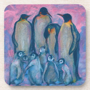 Posavasos Pingüinos emperadores, Padres de la Antártida y Ni