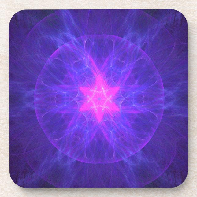 Posavasos Pink Magen David (Frente)