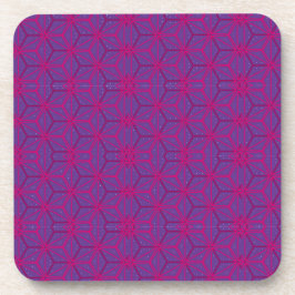 Posavasos Pink retro geometric pattern 