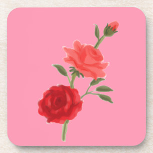 Posavasos Pink rose
